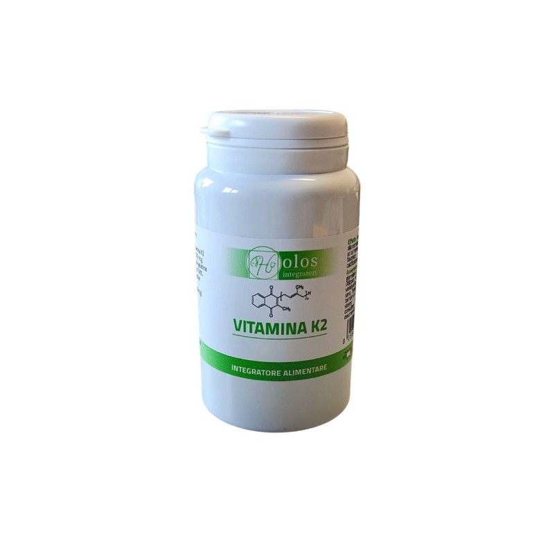 Confezione di Holos Vitamina K2 Integratore per Ossa 60 Capsule Confezione di Holos Vitamina K2 Integratore per Ossa 60 Capsule