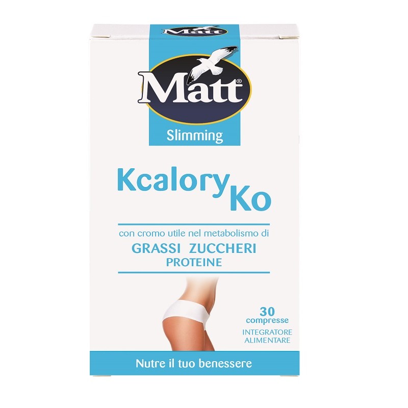 Matt Kcalory Ko integratore per controllo peso 30 compresse Matt Kcalory Ko integratore per controllo peso 30 compresse