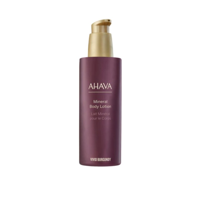 Flacone di Ahava Vivid Burgundy Lozione Idratante per il Corpo 250ml Flacone di Ahava Vivid Burgundy Lozione Idratante per il Corpo 250ml