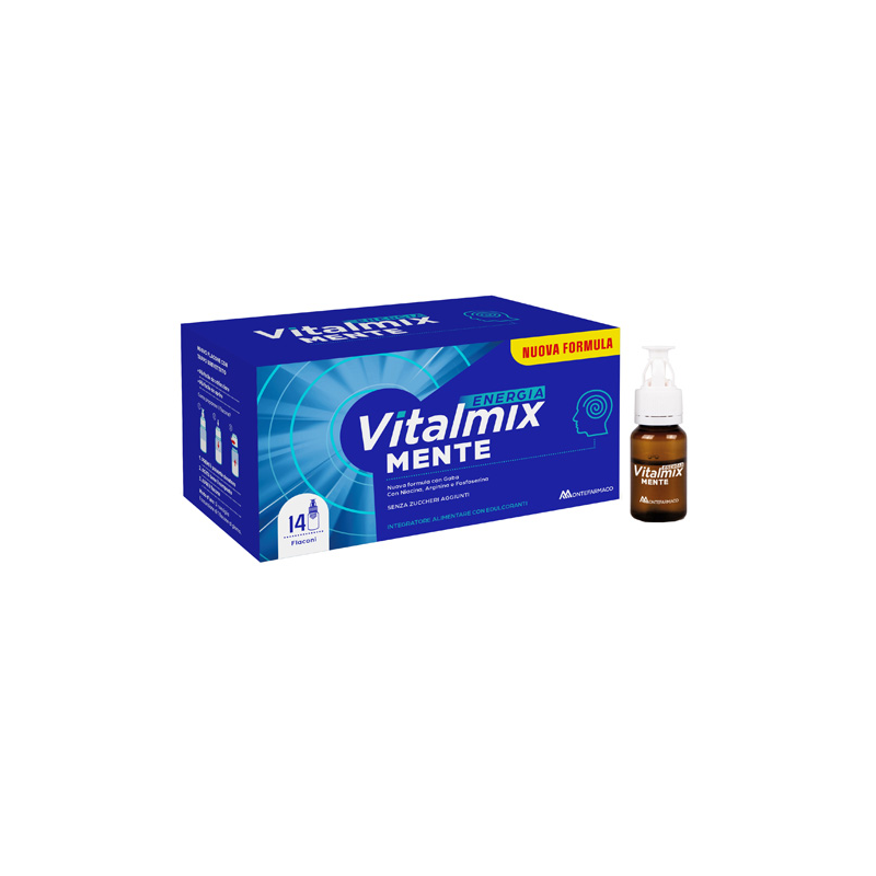Vitalmix Mente Integratore Memoria e Concentrazione 14 Flaconcini