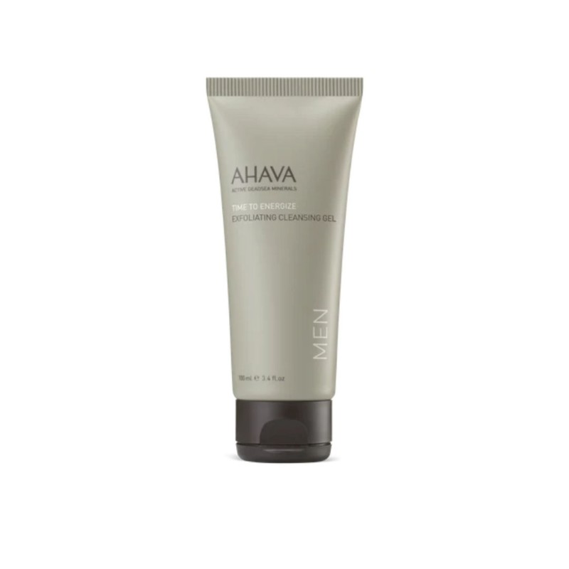 Flacone di Ahava Mineral Gel Esfoliante Viso per Uomo 100 ml Flacone di Ahava Mineral Gel Esfoliante Viso per Uomo 100 ml