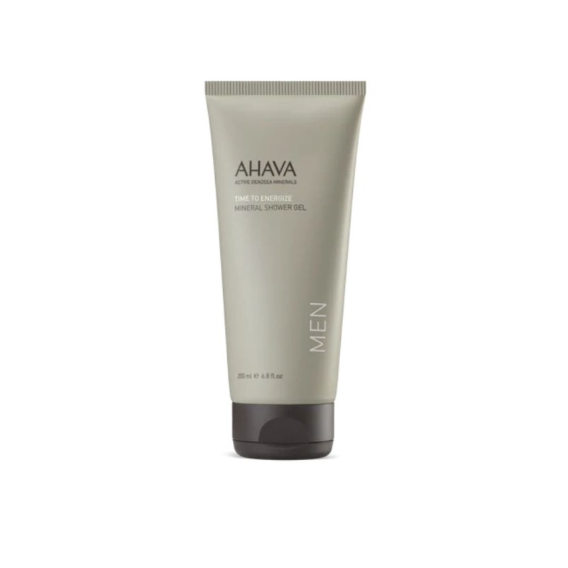 Flacone di Ahava Men Mineral Gel Doccia Rinfrescante 200 ml Flacone di Ahava Men Mineral Gel Doccia Rinfrescante 200 ml