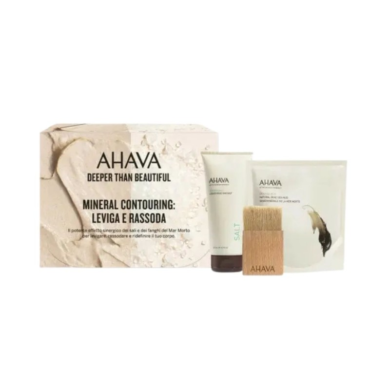Kit di Ahava Kit Corpo Rimodellante Sali 200 ml & Fanghi 400 g + 1 Pennello e 1 Pantalone in Cartene Kit di Ahava Kit Corpo Rimodellante Sali 200 ml & Fanghi 400 g + 1 Pennello e 1 Pantalone in Cartene