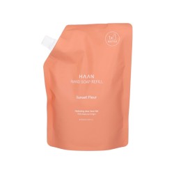 Confezione di Haan Sapone Mani Liquido Sunset Fleur Formato Ricarica 350ml Confezione di Haan Sapone Mani Liquido Sunset Fleur Formato Ricarica 350ml