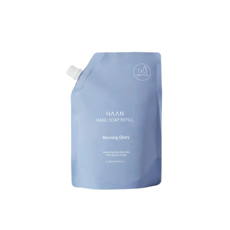 Confezione di Haan Sapone Mani Liquido Morning Glory Formato Ricarica 350ml Confezione di Haan Sapone Mani Liquido Morning Glory Formato Ricarica 350ml