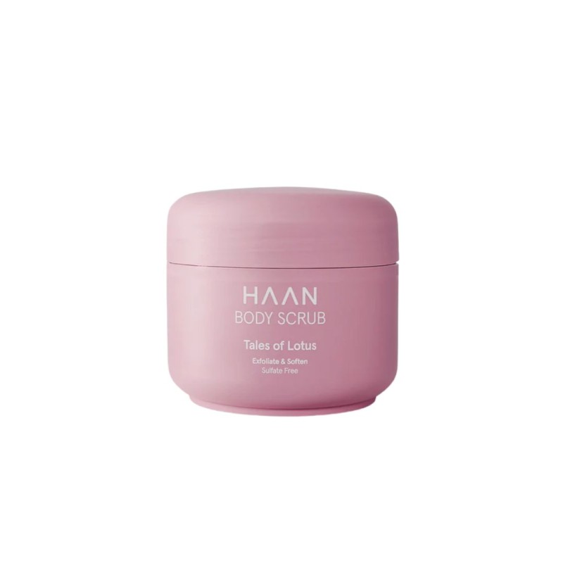 Confezione di Haan Scrub Corpo Tales of Lotus Vaso 200ml Confezione di Haan Scrub Corpo Tales of Lotus Vaso 200ml