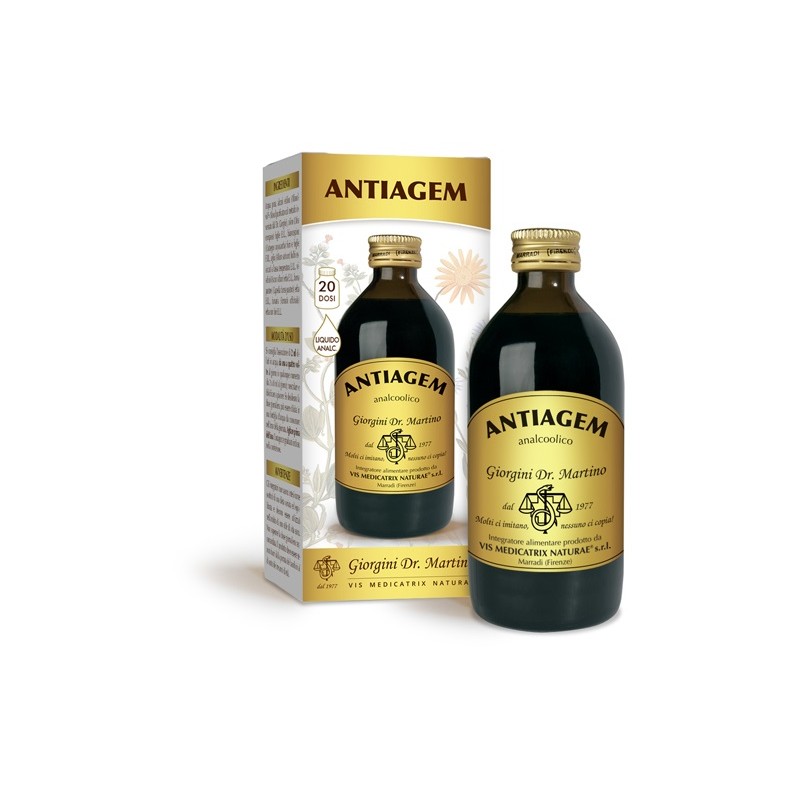 flacone di Dr. Giorgini Antiagem per Stanchezza e Sistema Immunitario 200 ml