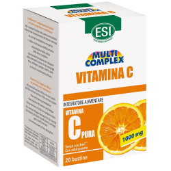 Esi Multi Complex Vitamina C Pura Integratore di Vitamina C 20 Bustine