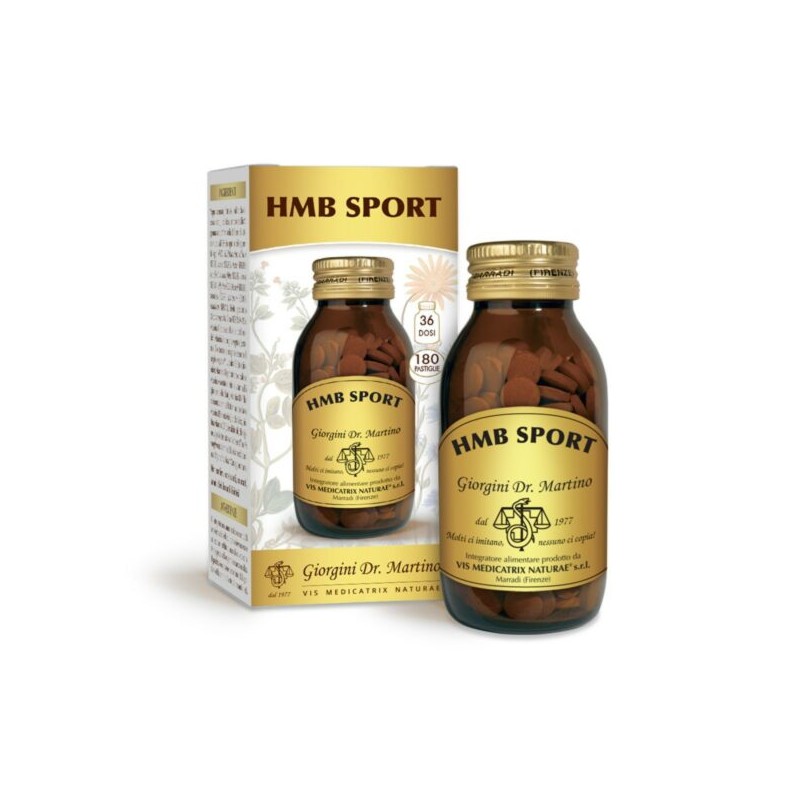 confezione di Dr. Giorgini Hmb Sport Integratore per Muscoli 180 Pastiglie confezione di Dr. Giorgini Hmb Sport Integratore per Muscoli 180 Pastiglie
