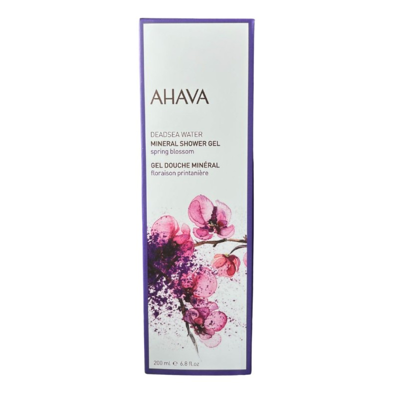 Confezione di Ahava Mineral Spring Blossom Gel Doccia 200ml Confezione di Ahava Mineral Spring Blossom Gel Doccia 200ml