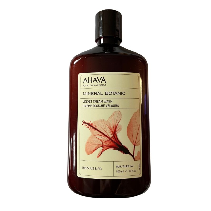 Flacone di Ahava Mineral Botanic Hibiscus Crema Lavante per il Corpo 500ml Flacone di Ahava Mineral Botanic Hibiscus Crema Lavante per il Corpo 500ml
