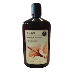 Flacone di Ahava Mineral Botanic Hibiscus Lozione Idratante per il Corpo 500ml