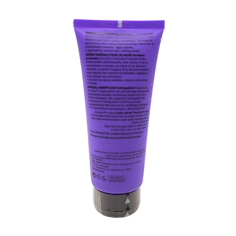 Ingredienti di Ahava Mineral Spring Blossom Crema per le Mani 100ml Ingredienti di Ahava Mineral Spring Blossom Crema per le Mani 100ml