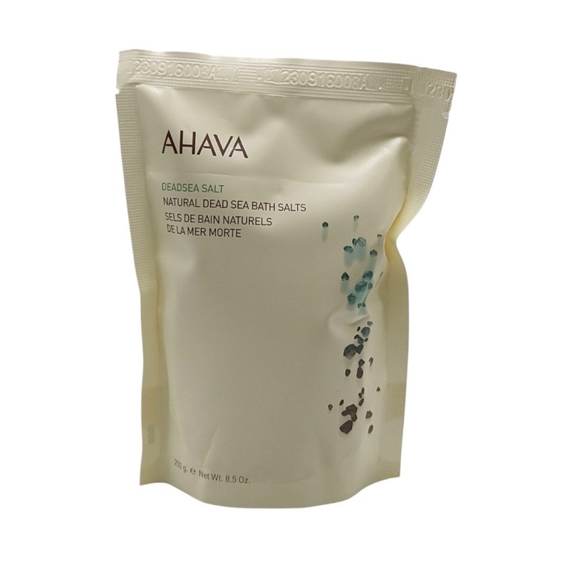 Confezione di Ahava Natural Dead Sea Sali da Bagno Idratanti e Rilassanti 250gr Confezione di Ahava Natural Dead Sea Sali da Bagno Idratanti e Rilassanti 250gr