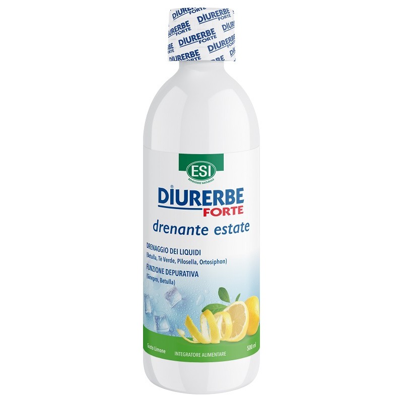 Esi Diurerbe Forte Drenante Estate Limone per Drenaggio 500 ml Esi Diurerbe Forte Drenante Estate Limone per Drenaggio 500 ml