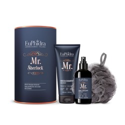 Cofanetto Euphidra Kit Mr Sherlock Kit Corpo Doccia Shampoo 200 ml + Spray 200 ml + Spugna in Omaggio Cofanetto Euphidra Kit Mr Sherlock Kit Corpo Doccia Shampoo 200 ml + Spray 200 ml + Spugna in Omaggio
