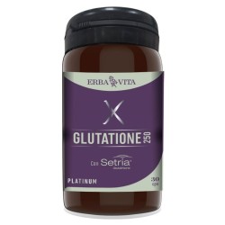 confezione Erba Vita Platinum Glutatione Integratore Naturale Antiossidante 30 Capsule
