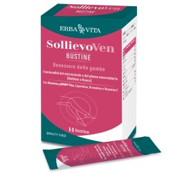 Confezione Erba Vita Sollievo Ven Integratore per Circolazione Gambe 14 Bustine