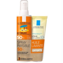 La Roche Posay Anthelios Spray Solare Uvmune Bambino SPF 50+ 200ml + Olio Detergente Lipikar in Omaggio