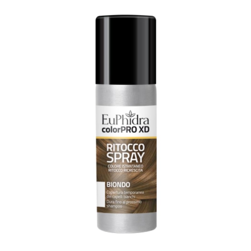 Flacone di EuPhidra ColorPro XD Ritocco Spray Biondo per Ricrescita 75ml Flacone di EuPhidra ColorPro XD Ritocco Spray Biondo per Ricrescita 75ml