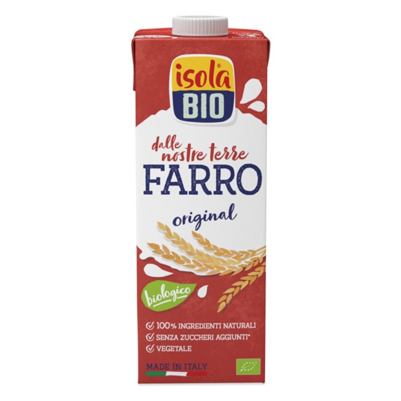 Formato di Isola Bio Bevanda Vegetale al Farro 1 Lt Formato di Isola Bio Bevanda Vegetale al Farro 1 Lt
