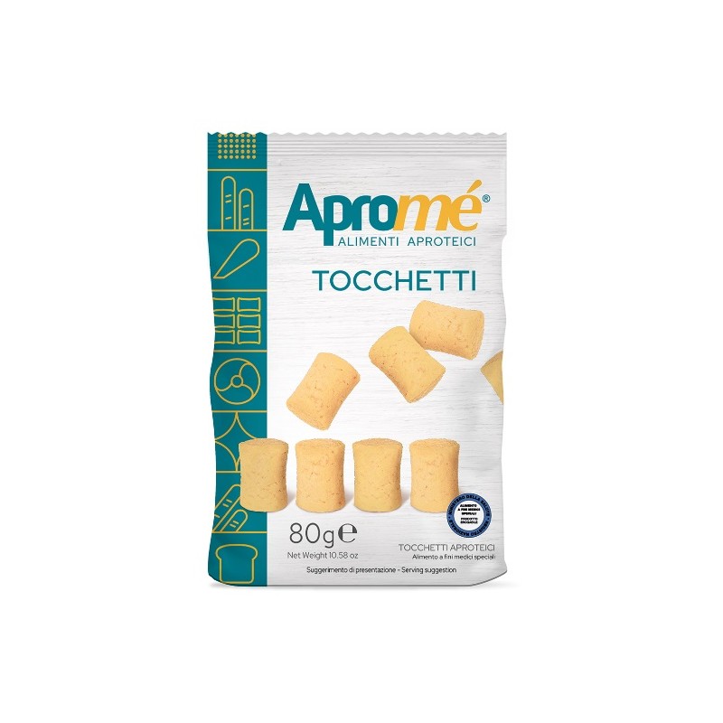 Apromé Tocchetti per Diete Aproteiche 80 g Apromé Tocchetti per Diete Aproteiche 80 g