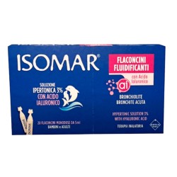 Formato di Isomar Flaconcini Fluidificanti con Acido Ialuronico 20 Flaconcini x 5 ml