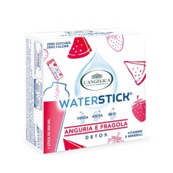 Formato di Angelica Waterstick Plus Detox Anguria e Fragola 15 Stick da 2,5 g Formato di Angelica Waterstick Plus Detox Anguria e Fragola 15 Stick da 2,5 g