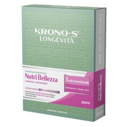 Formato di Kronos Cofanetto NutriBellezza Integratore Alimentare 20 Bustine + 30 Compresse Formato di Kronos Cofanetto NutriBellezza Integratore Alimentare 20 Bustine + 30 Compresse
