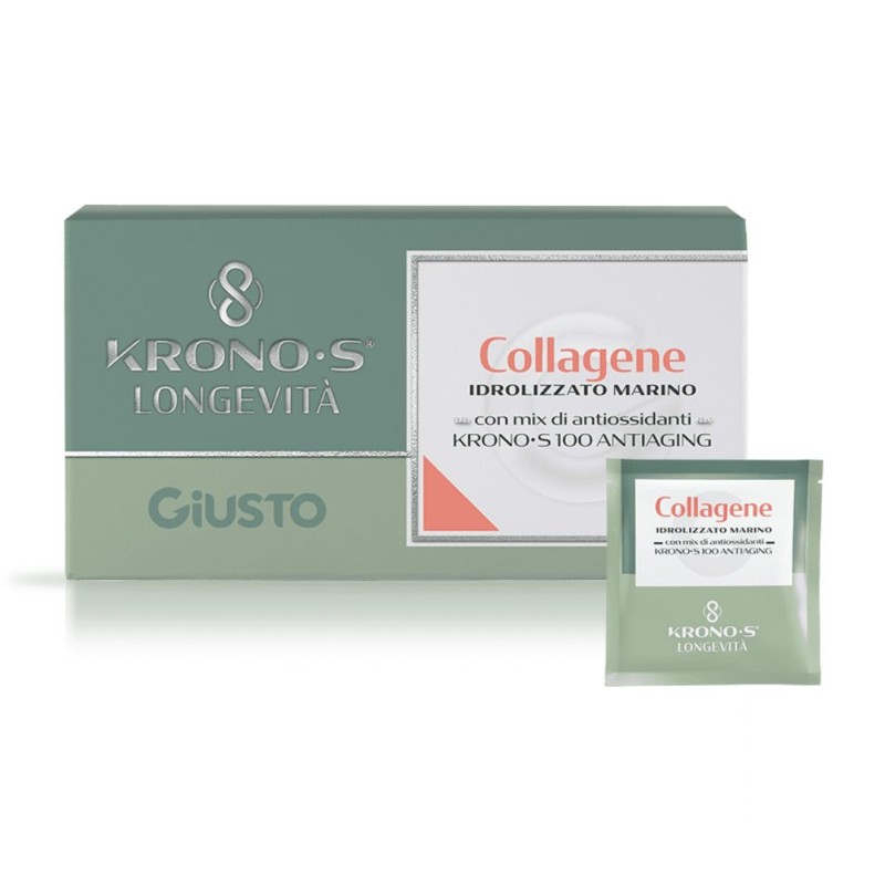 Formato di Kronos Collagene Marino Integratore per Pelle e Unghie 10 Bustine Formato di Kronos Collagene Marino Integratore per Pelle e Unghie 10 Bustine