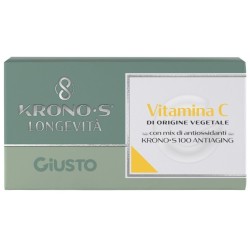 Formato di Kronos Vitamina C Integratore Alimentare Rinforzo del Sistema Immunitario 30 Compresse Formato di Kronos Vitamina C Integratore Alimentare Rinforzo del Sistema Immunitario 30 Compresse