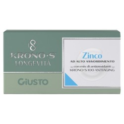 Formato di Kronos Zinco ad Alto Assorbimento Integratore Alimentare Antiaging 30 Compresse Formato di Kronos Zinco ad Alto Assorbimento Integratore Alimentare Antiaging 30 Compresse
