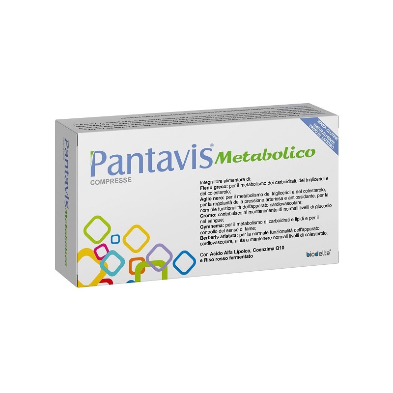 Pantavis Metabolico per Metabolismo 30 Compresse
