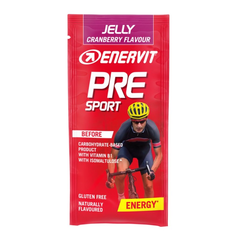 Confezione di Enervit Pre Sport Mirtillo Rosso 1 Bustina in Gelatina 45 g Confezione di Enervit Pre Sport Mirtillo Rosso 1 Bustina in Gelatina 45 g