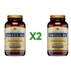 2 Confezioni di Solgar Advanced Omega D3 Integratore Omega 3 120 Perle 2 Confezioni di Solgar Advanced Omega D3 Integratore Omega 3 120 Perle