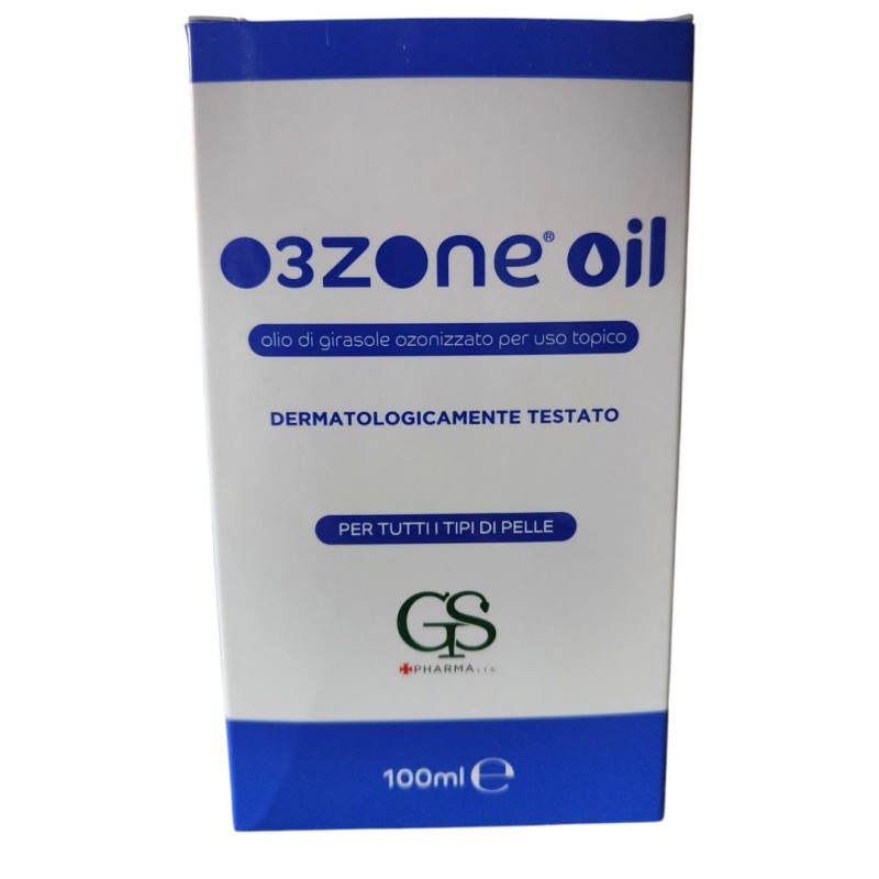 Confezione di O3Zone Oil Olio Ozonizzato per la Pelle Spray Oleoso 100ml Confezione di O3Zone Oil Olio Ozonizzato per la Pelle Spray Oleoso 100ml