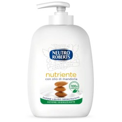 Confezione di Neutro Roberts Sapone Liquido Nutriente con Olio di Mandorla 200 ml Confezione di Neutro Roberts Sapone Liquido Nutriente con Olio di Mandorla 200 ml