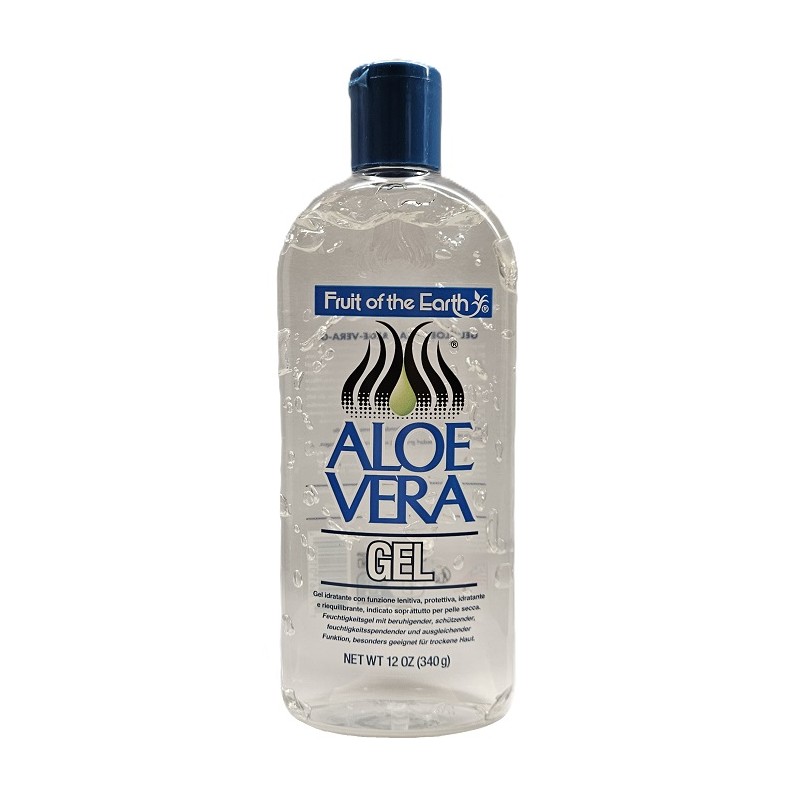 confezione di Fruit of the Earth Aloe Vera Gel 100% Puro Rinfrescante e Lenitivo 340g confezione di Fruit of the Earth Aloe Vera Gel 100% Puro Rinfrescante e Lenitivo 340g