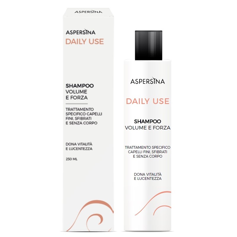 Aspersina Shampoo Volume e Forza per Capelli Fini Flacone 250ml Aspersina Shampoo Volume e Forza per Capelli Fini Flacone 250ml