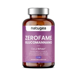 barattolo di Natugea Glucomannano Zero Fame Integratore per Controllo del Peso 120 Compresse barattolo di Natugea Glucomannano Zero Fame Integratore per Controllo del Peso 120 Compresse