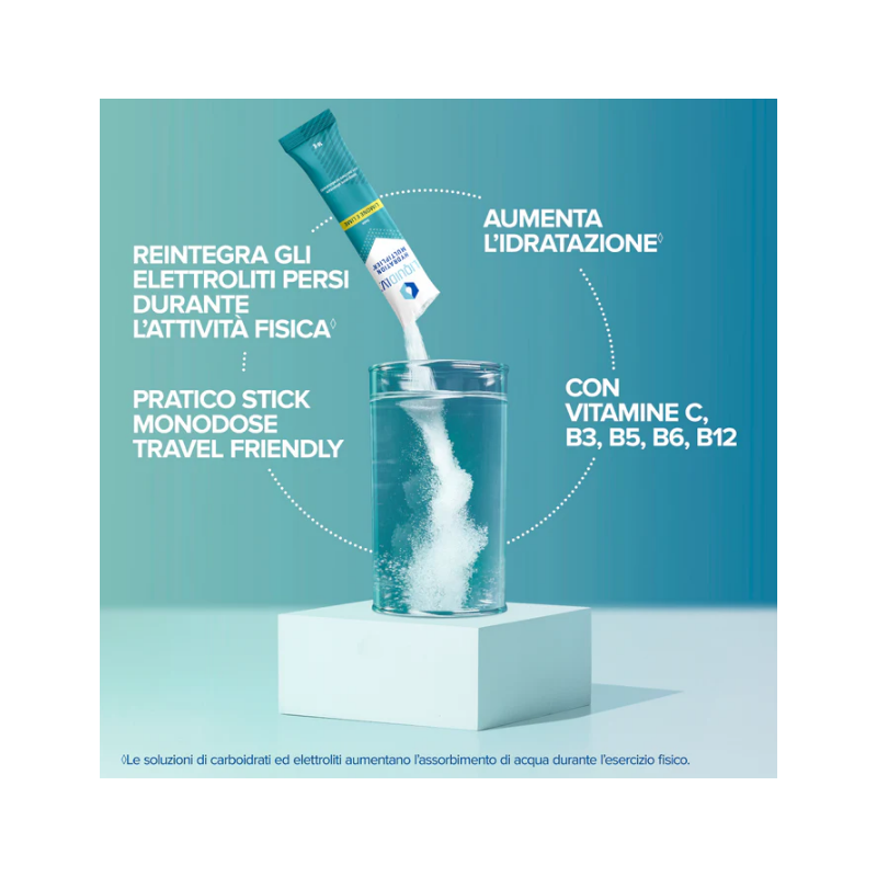 Liquid IV Hydration Multiplier Integratore Idratante con Vitamine 10 Stick Limone Liquid IV Hydration Multiplier Integratore Idratante con Vitamine 10 Stick Limone