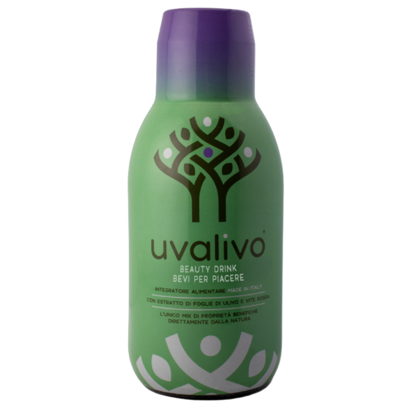 flacone di Uvalivo Beauty Drink Integratore Antiossidante per Microcircolo 500ml flacone di Uvalivo Beauty Drink Integratore Antiossidante per Microcircolo 500ml