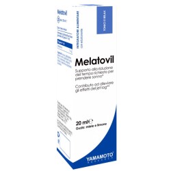 confezione di Yamamoto Melatovil Integratore per il Sonno 20ml confezione di Yamamoto Melatovil Integratore per il Sonno 20ml