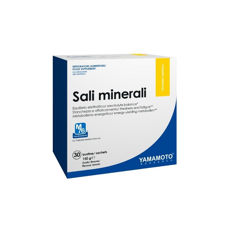 confezione di Yamamoto Sali Minerali Integratore per Stanchezza 30 Bustine Arancia confezione di Yamamoto Sali Minerali Integratore per Stanchezza 30 Bustine Arancia