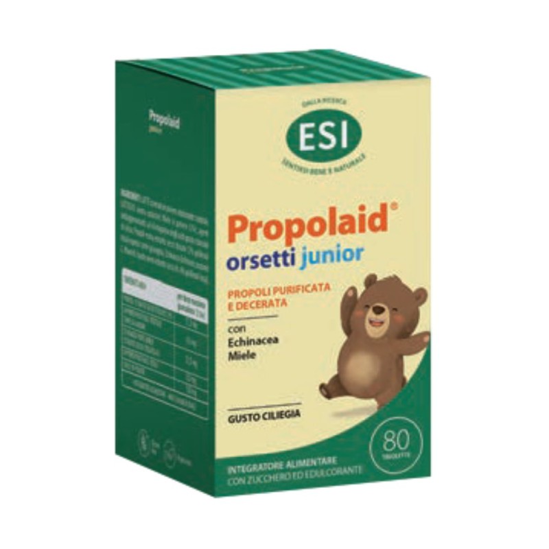 Formato di Esi Propolaid Orsetti Junior Integratore con Propoli 80 Orsetti Formato di Esi Propolaid Orsetti Junior Integratore con Propoli 80 Orsetti