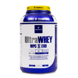 confezione di Yamamoto Ultra Whey Proteine Concentrate 2Kg Gusto Vaniglia