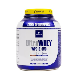 confezione di Yamamoto Ultra Whey Proteine Concentrate WPC S EVO 900g Gusto Biscotto