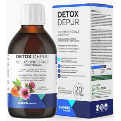 flacone Jarmor Detox Depur Integratore Depurativo per Corpo Soluzione Orale 200ml flacone Jarmor Detox Depur Integratore Depurativo per Corpo Soluzione Orale 200ml