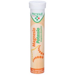 Dettaglio del packaging di Profar MAGNESIO POTASSIO 20CPR Dettaglio del packaging di Profar MAGNESIO POTASSIO 20CPR