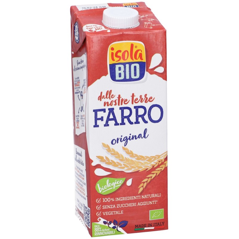 Dettaglio del packaging di FARRO DRINK 1L Dettaglio del packaging di FARRO DRINK 1L
